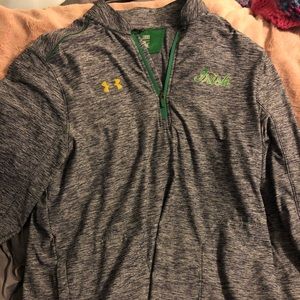 Notre Dame fighting Irish Under Armour 1/4 zip